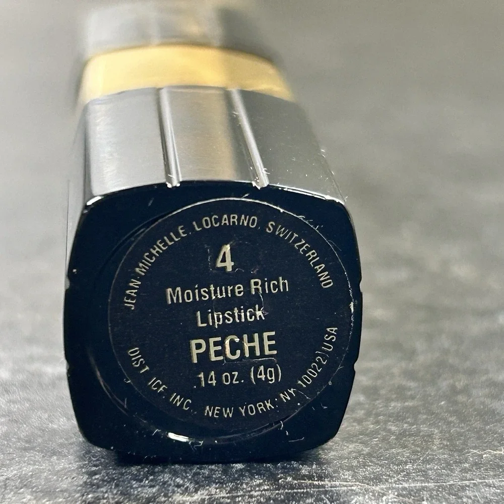 NEW Jean-Michelle Moisture Rich 4 PECHE Lipstick FULL Size‎ RARE